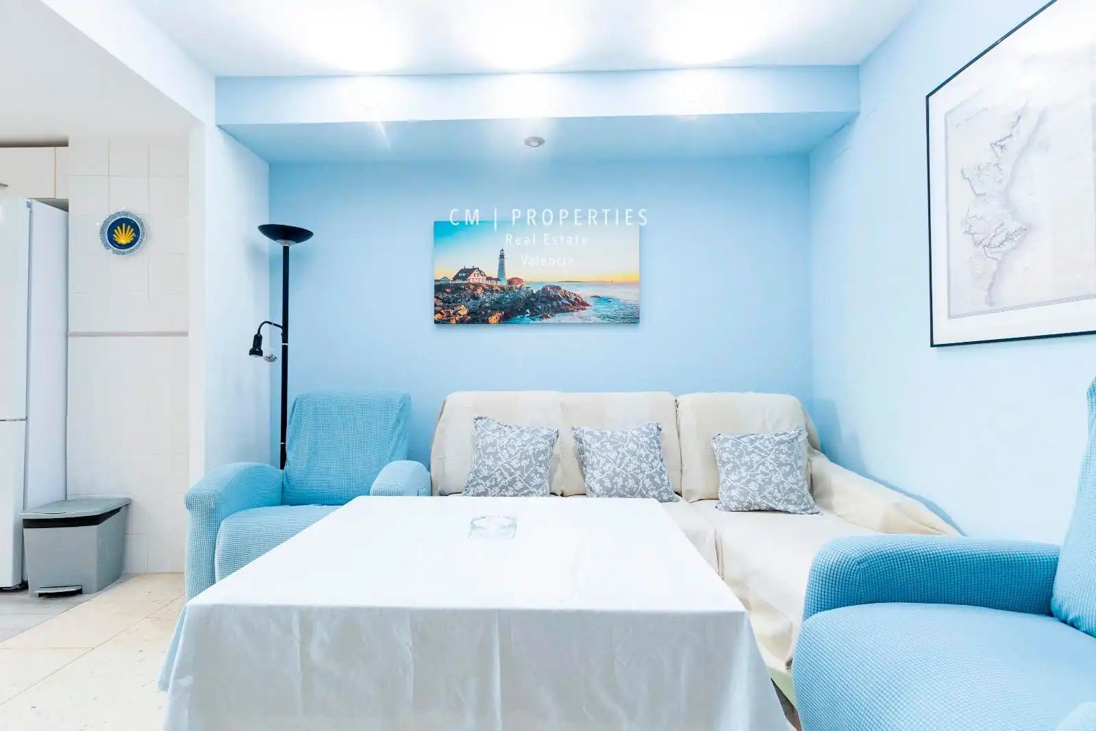 Living room of Flat for rent in Alboraya  with Air Conditioner, Heating and Terrace