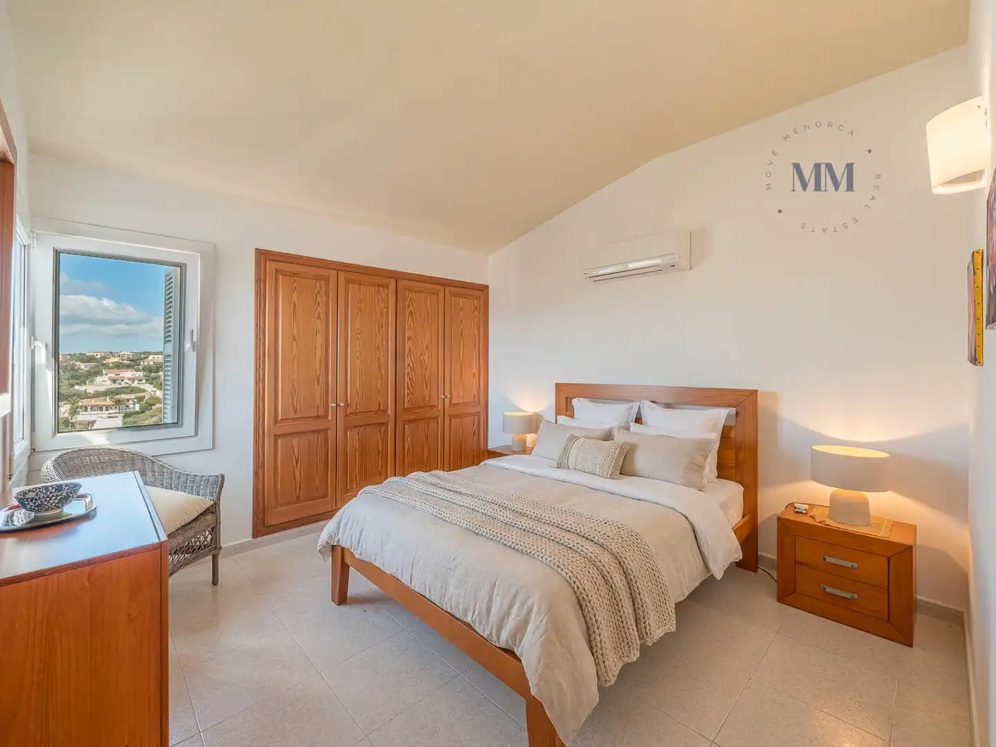 Schlafzimmer von Haus oder Chalet zum Verkauf in Maó - Mahón mit Klimaanlage, Privatgarten und Terrasse