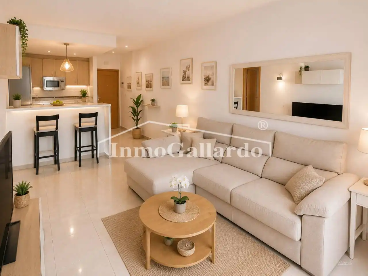 Sala de estar de Apartamento en venta en Rincón de la Victoria con Aire acondicionado, Calefacción y Terraza