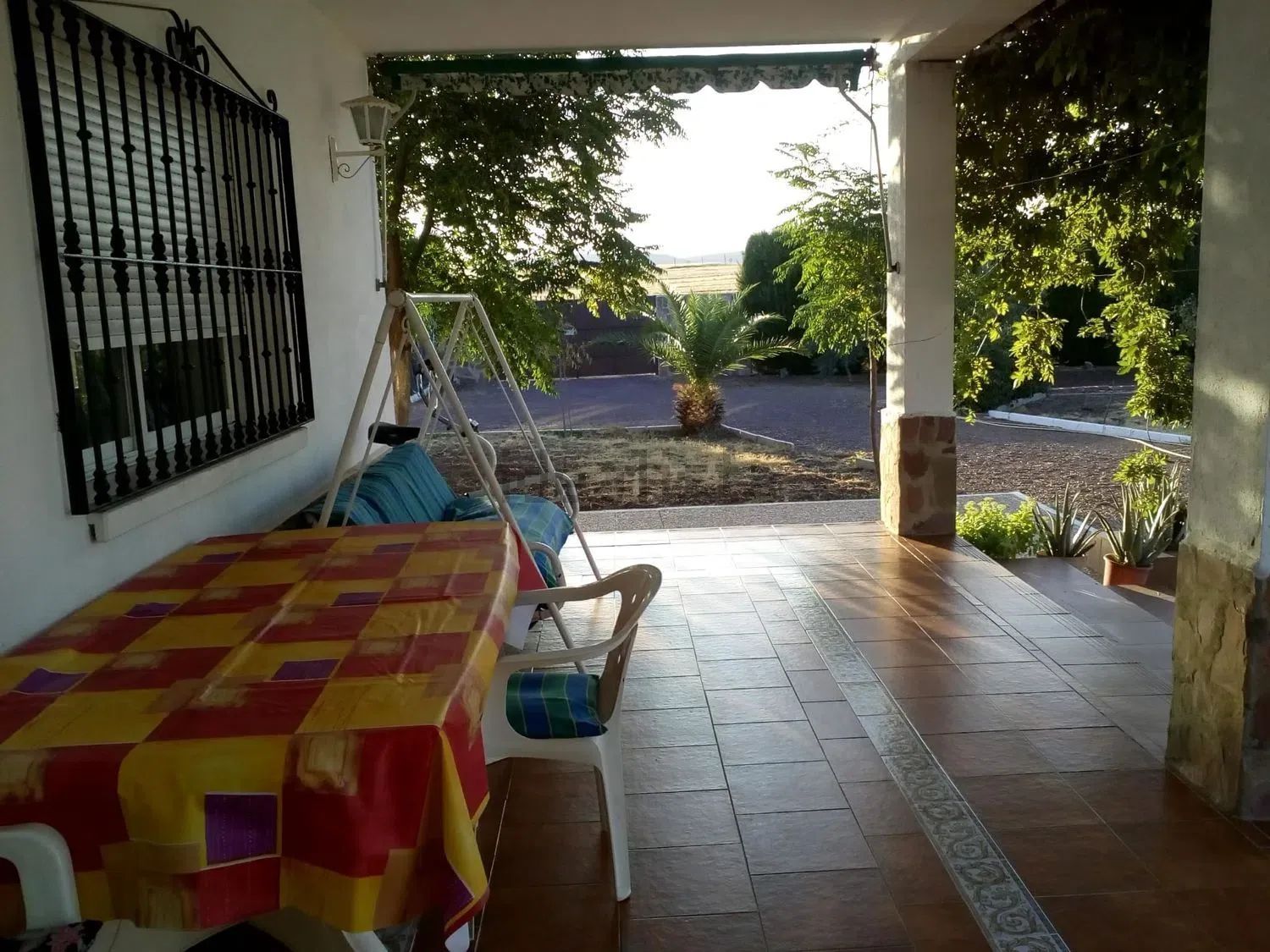 Terrace of House or chalet for sale in Villar del Pozo  with Air Conditioner, Private garden and Swimming Pool