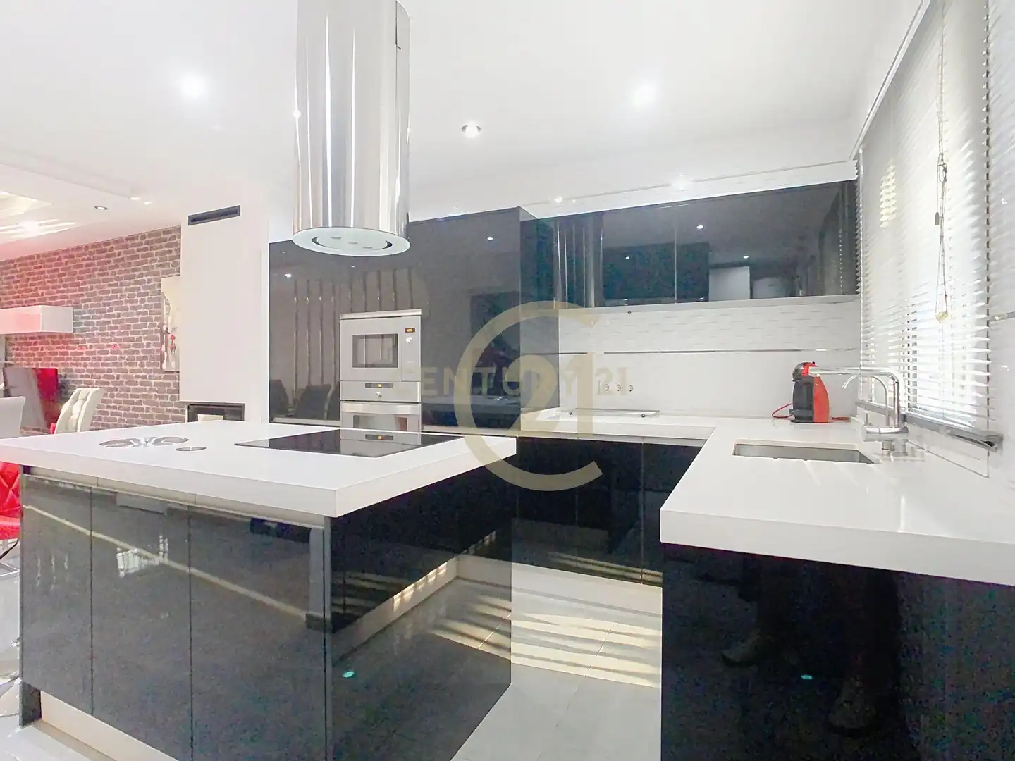 Cocina de Apartamento en venta en Álora con Aire acondicionado, Alarma y Piscina comunitaria