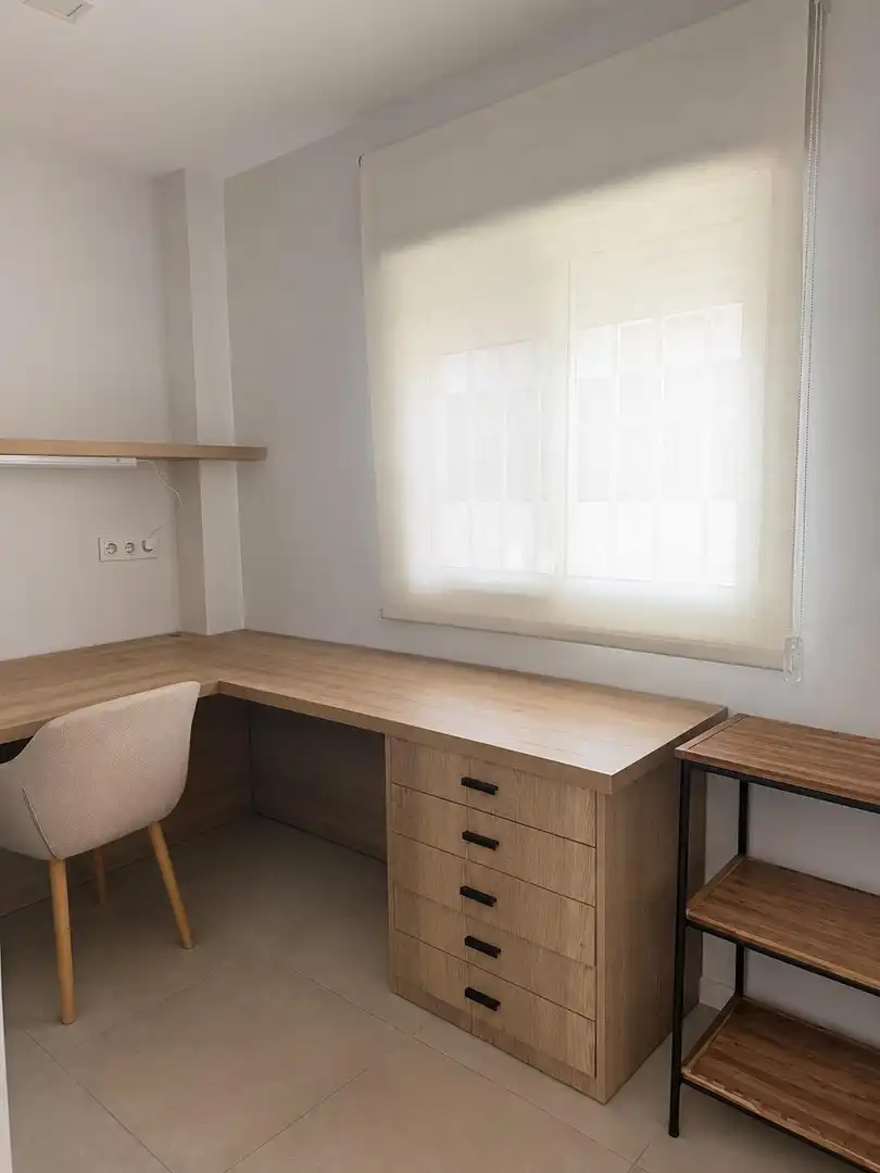 Schlafzimmer von Haus oder Chalet zur Miete in Bétera mit Klimaanlage, Abstellraum und Schwimmbad