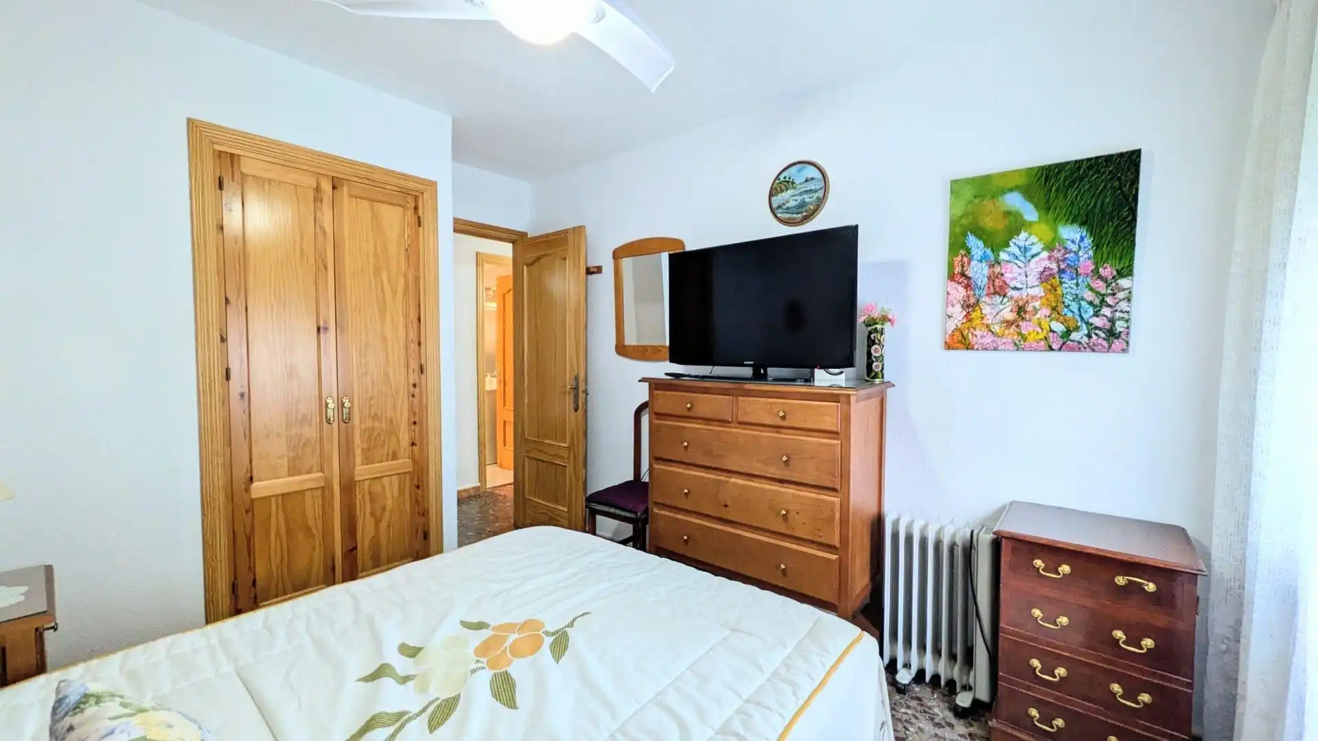 Habitación de Apartamento de alquiler en Fuengirola con Aire acondicionado, Calefacción y Terraza