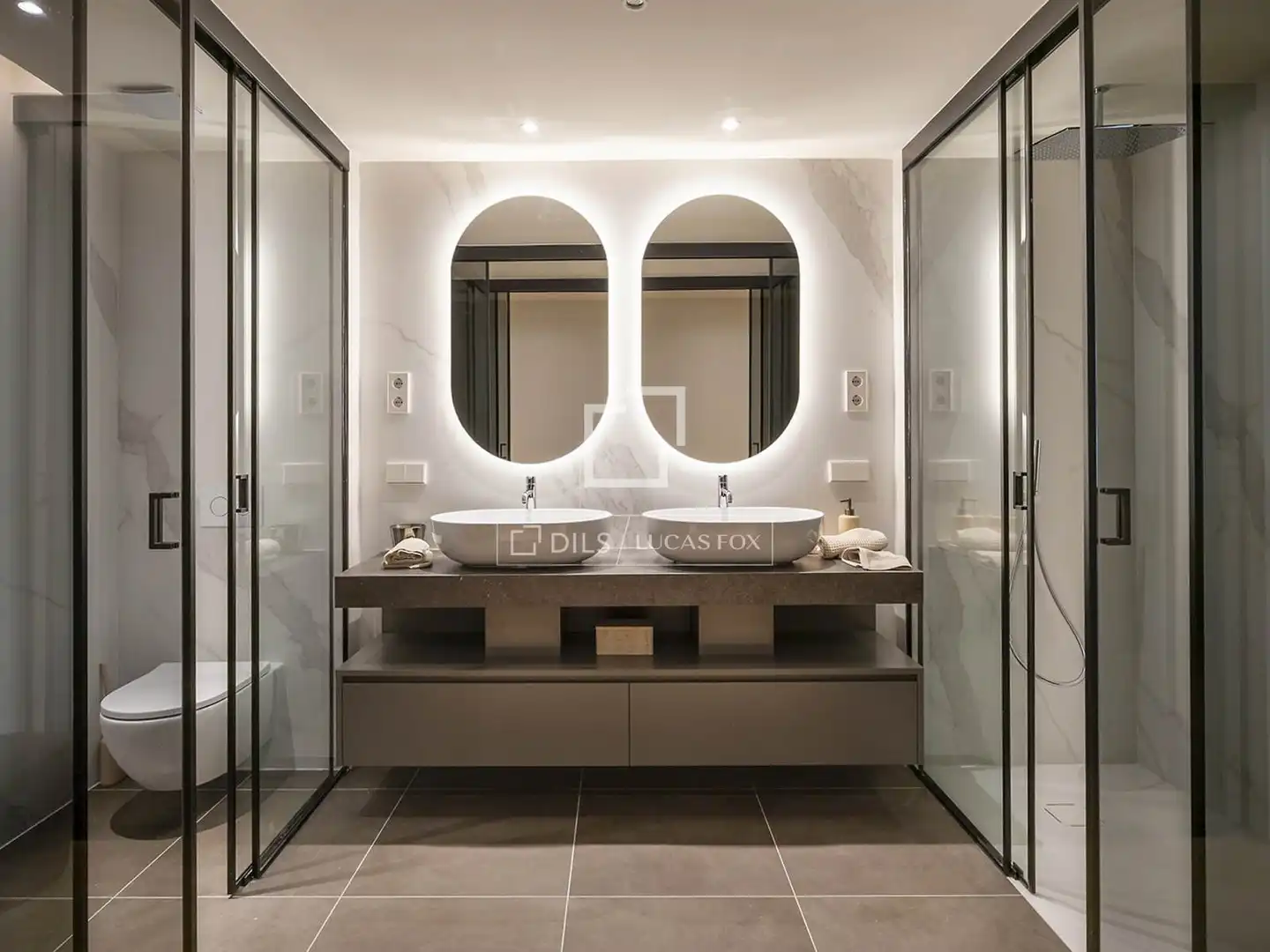 Bathroom of Flat for sale in Barcelona  with Air Conditioner, Terrace and Swimming Pool