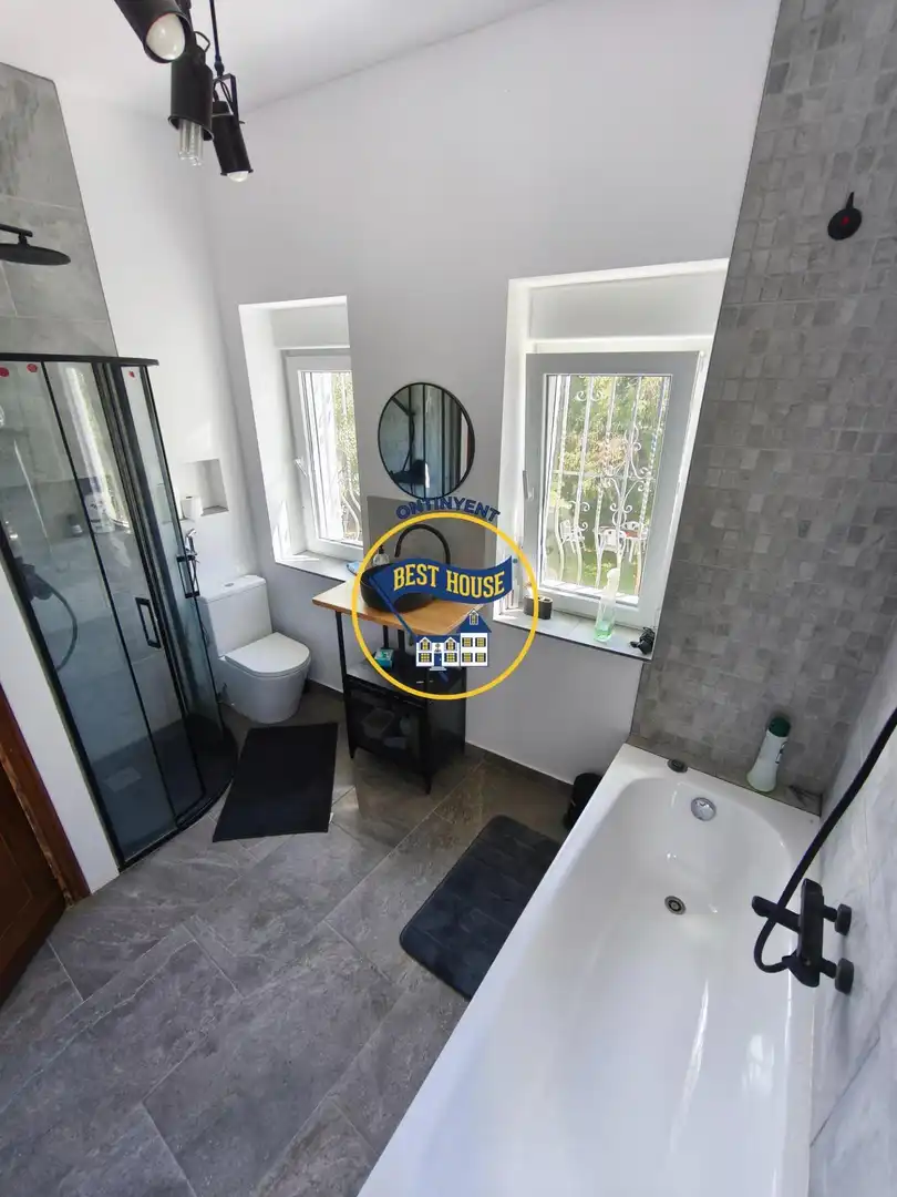 Baño de Finca rústica en venta en Alfafara con Aire acondicionado, Jardín privado y Terraza