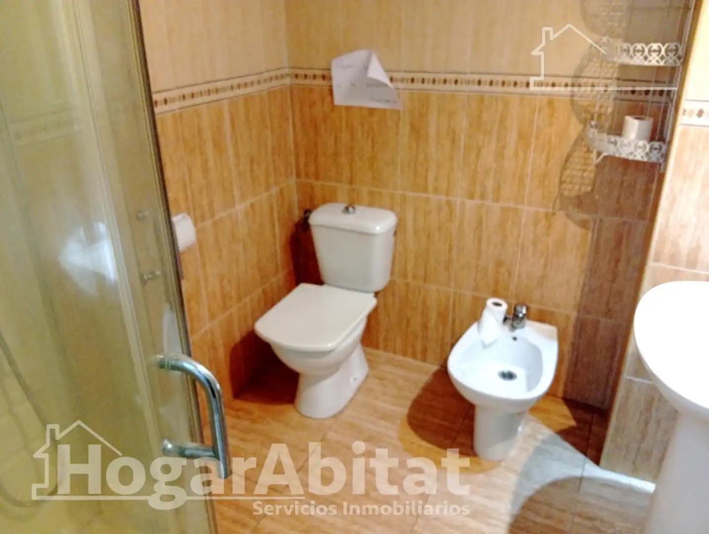 Bathroom of Houses for sale in Castellón de la Plana / Castelló de la Plana  with Air Conditioner, Private garden and Terrace