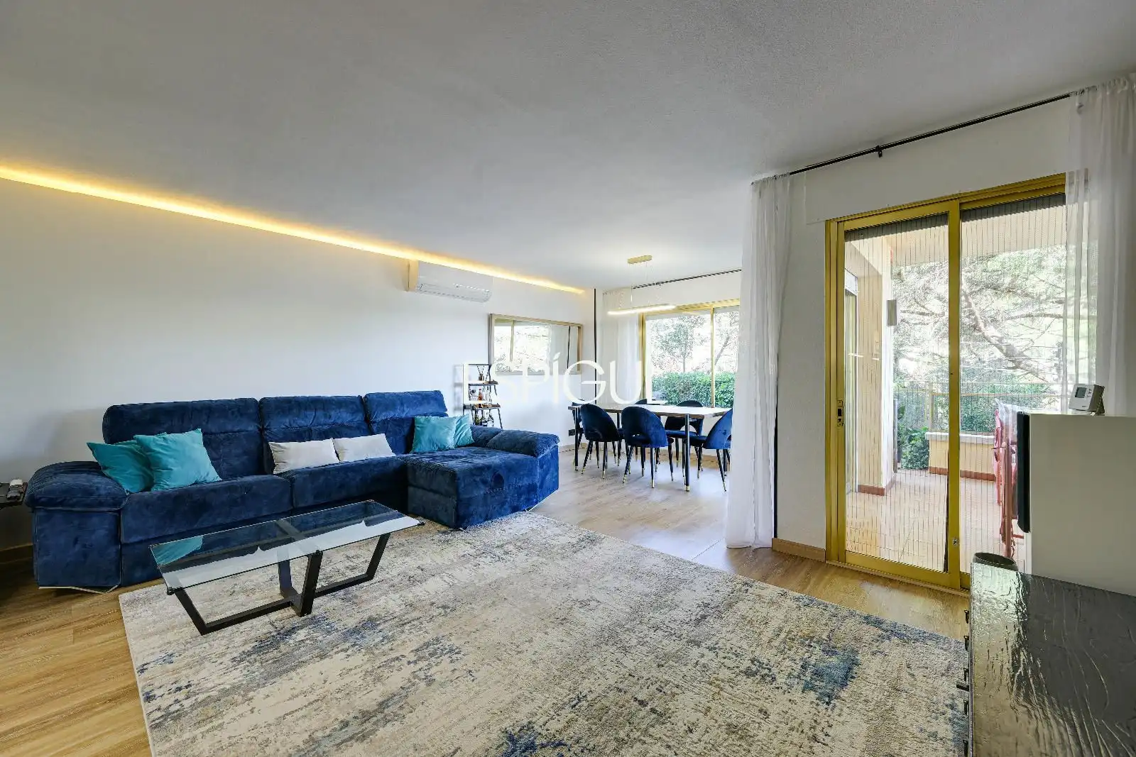 Wohnzimmer von Wohnung zum Verkauf in Sant Feliu de Guíxols mit Klimaanlage, Heizung und Terrasse