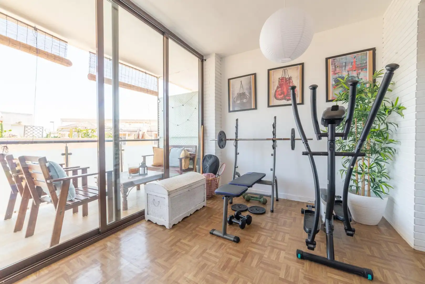 Balcony of Flat for sale in San Javier  with Air Conditioner, Terrace and Storage room