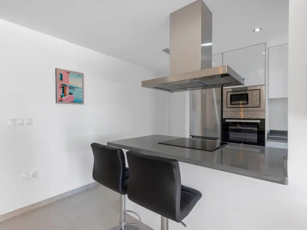 Cocina de Apartamento en venta en Orihuela con Aire acondicionado, Terraza y Piscina