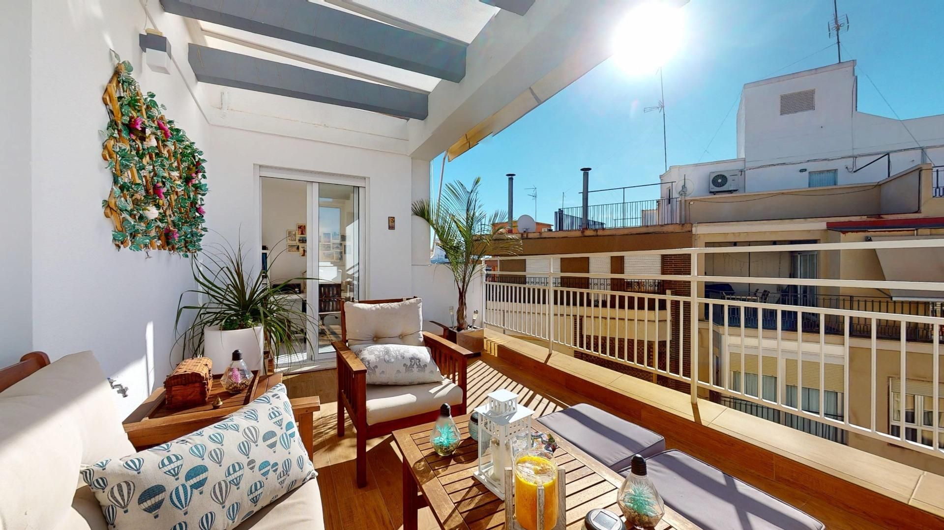 Terrace of Attic for sale in Elche / Elx  with Air Conditioner, Heating and Terrace