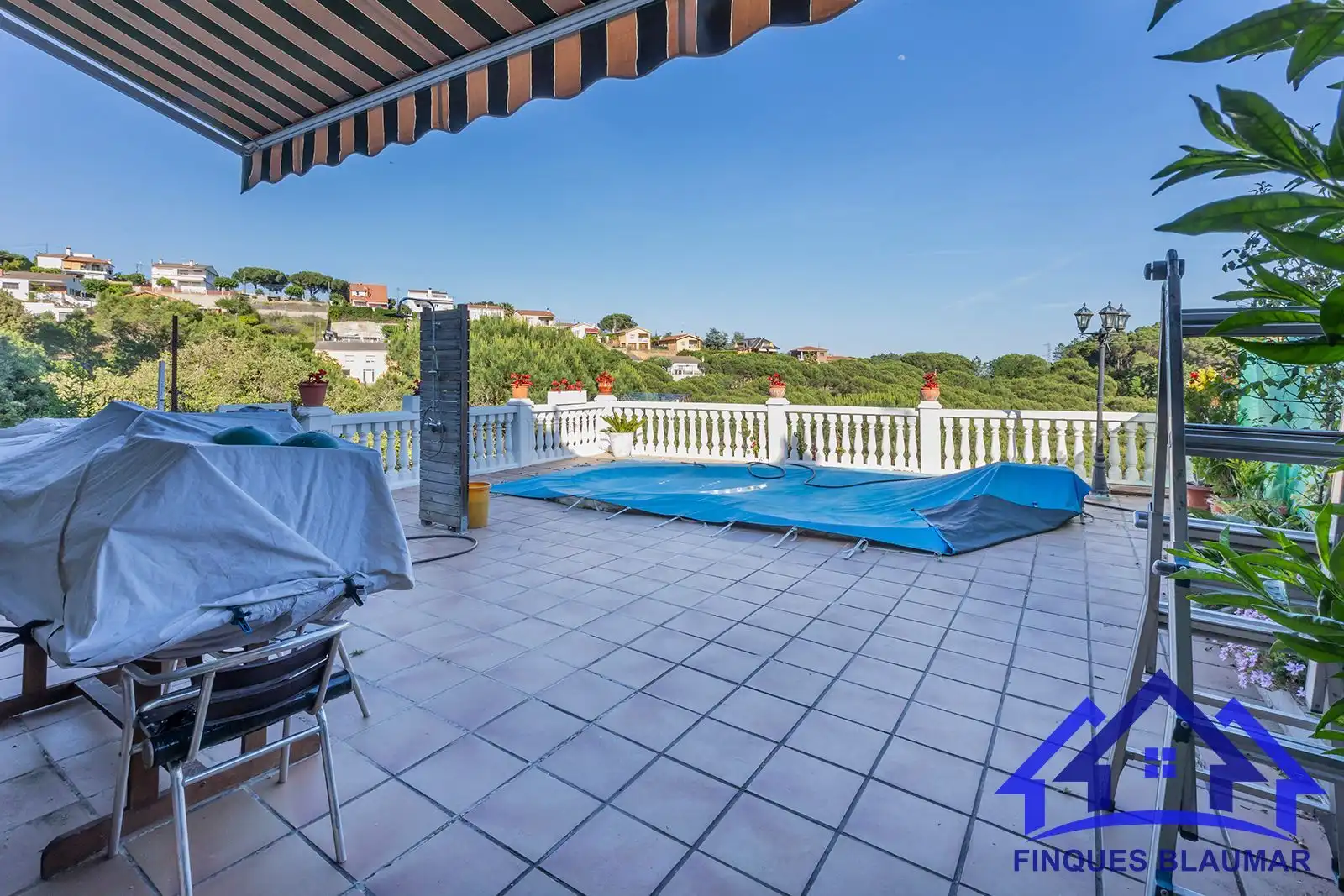 Terrassa de Casa o xalet en venda en Sant Iscle de Vallalta amb Aire condicionat, Calefacció i Jardí privat