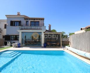 Swimming pool of Single-family semi-detached for sale in Fuente Álamo de Murcia  with Air Conditioner, Terrace and Swimming Pool