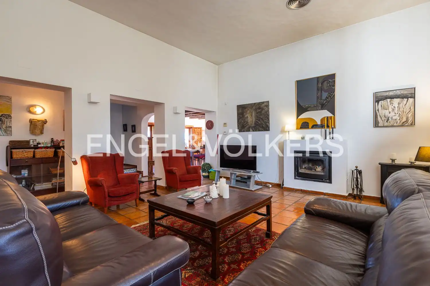 Living room of Houses for sale in Jávea / Xàbia  with Air Conditioner, Heating and Private garden