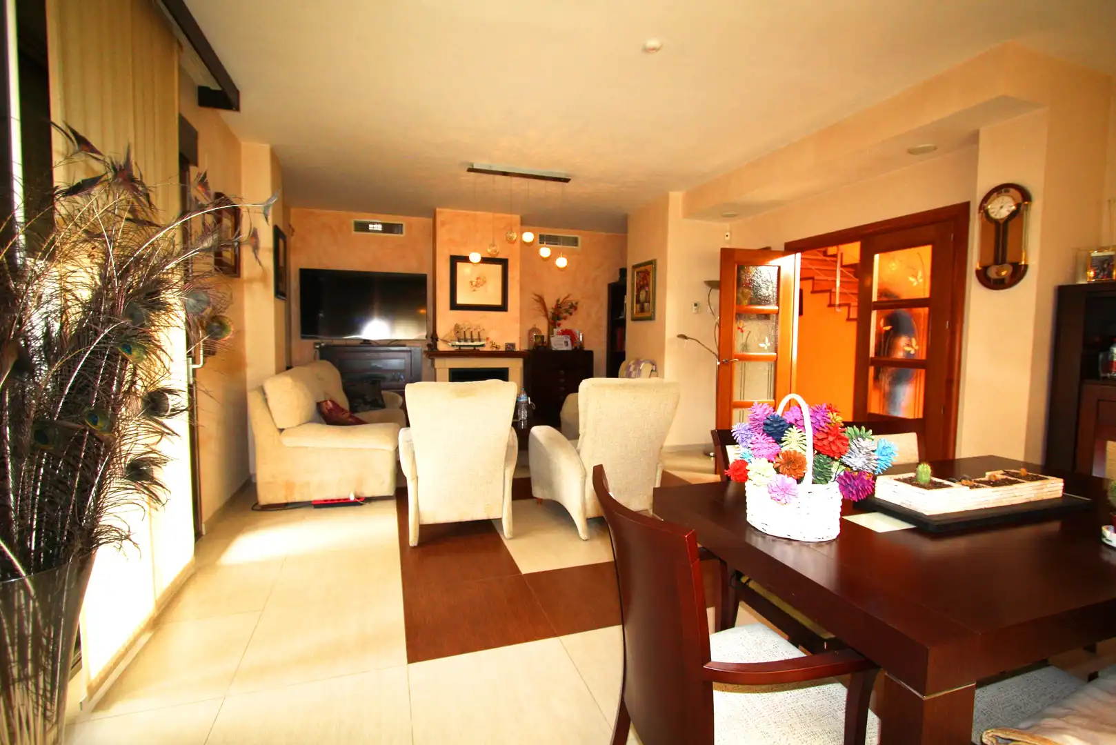 Living room of Houses for sale in Albacete  with Air Conditioner, Heating and Private garden
