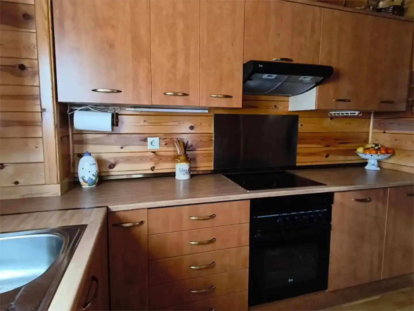 Cuina de Casa adosada en venda en Cantalejo amb Parquet