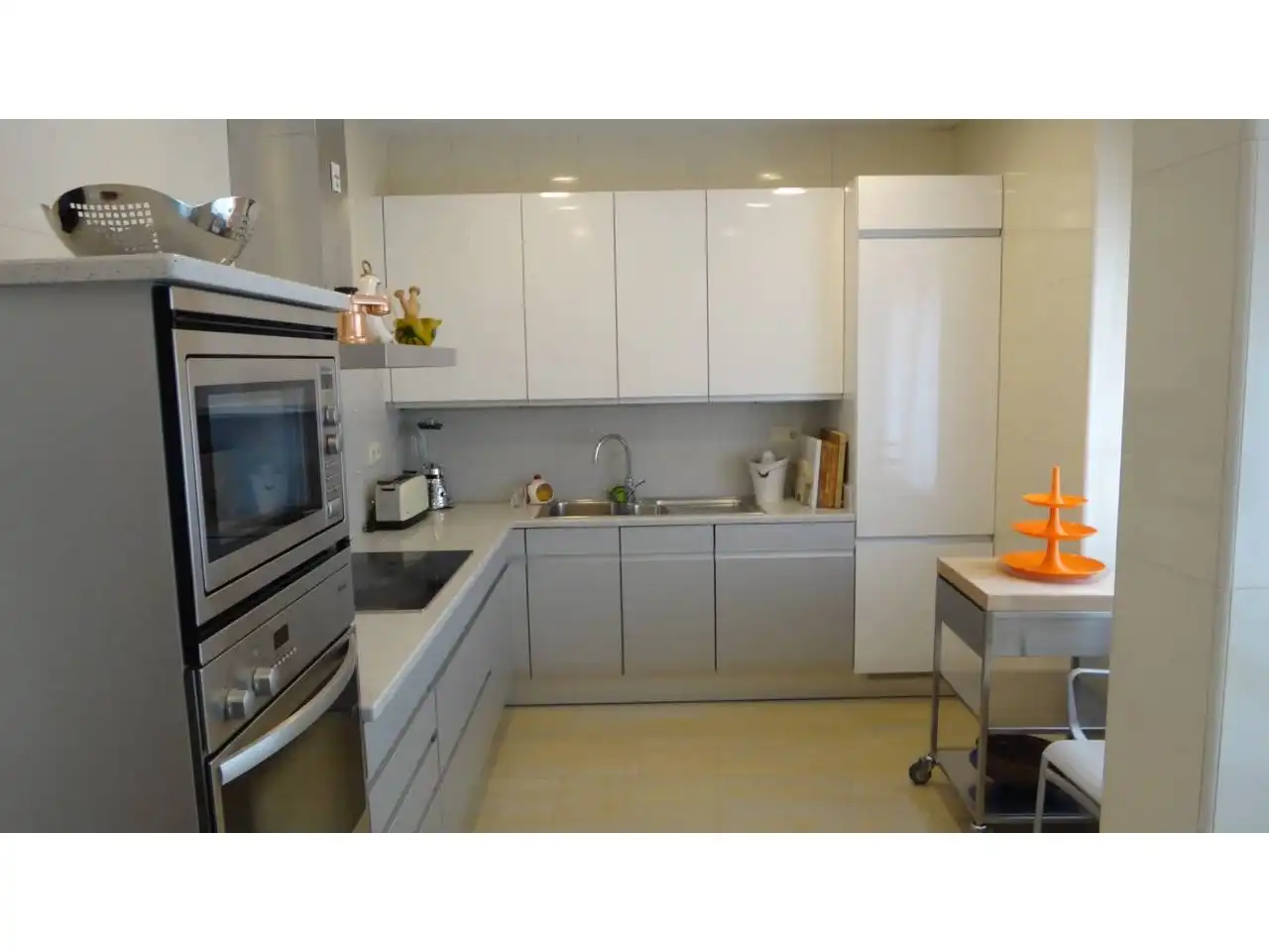 Cocina de Piso en venta en  Pamplona / Iruña con Calefacción, Parquet y Trastero