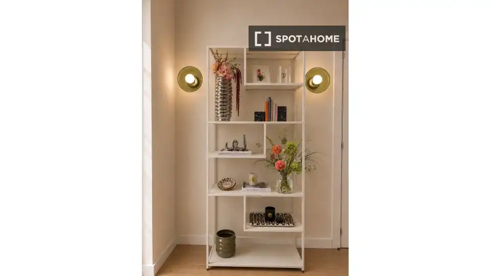 Bedroom of Apartments for share in Barcelona  with Air Conditioner, Terrace and Furnished