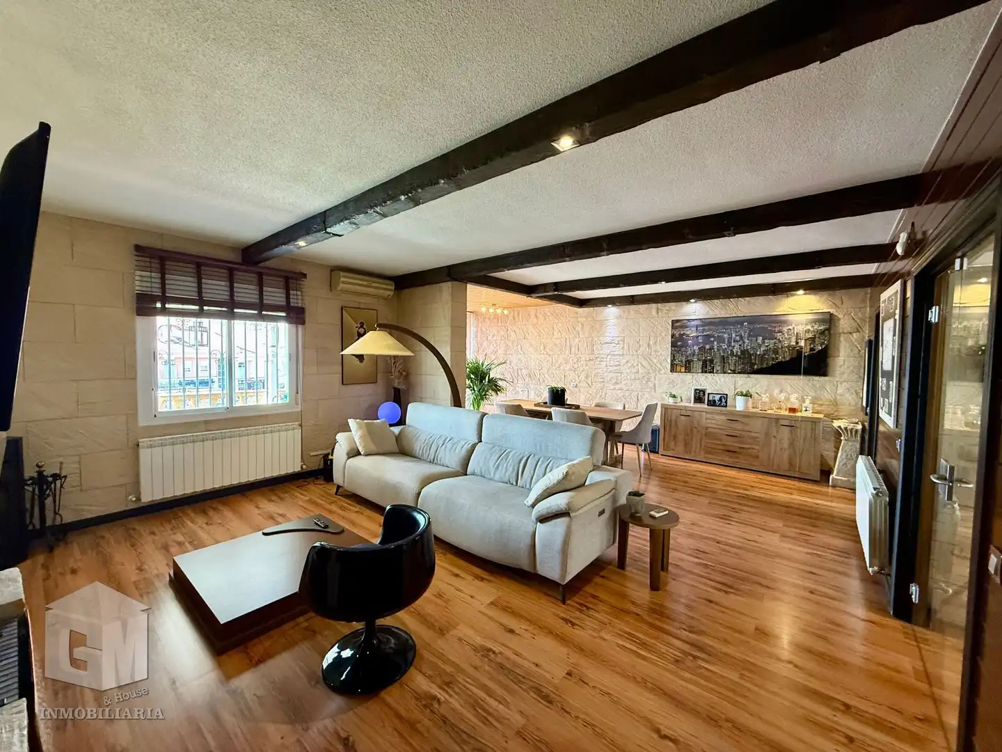 Living room of Detached homes for sale in Arroyomolinos (Madrid)  with Air Conditioner, Heating and Private garden