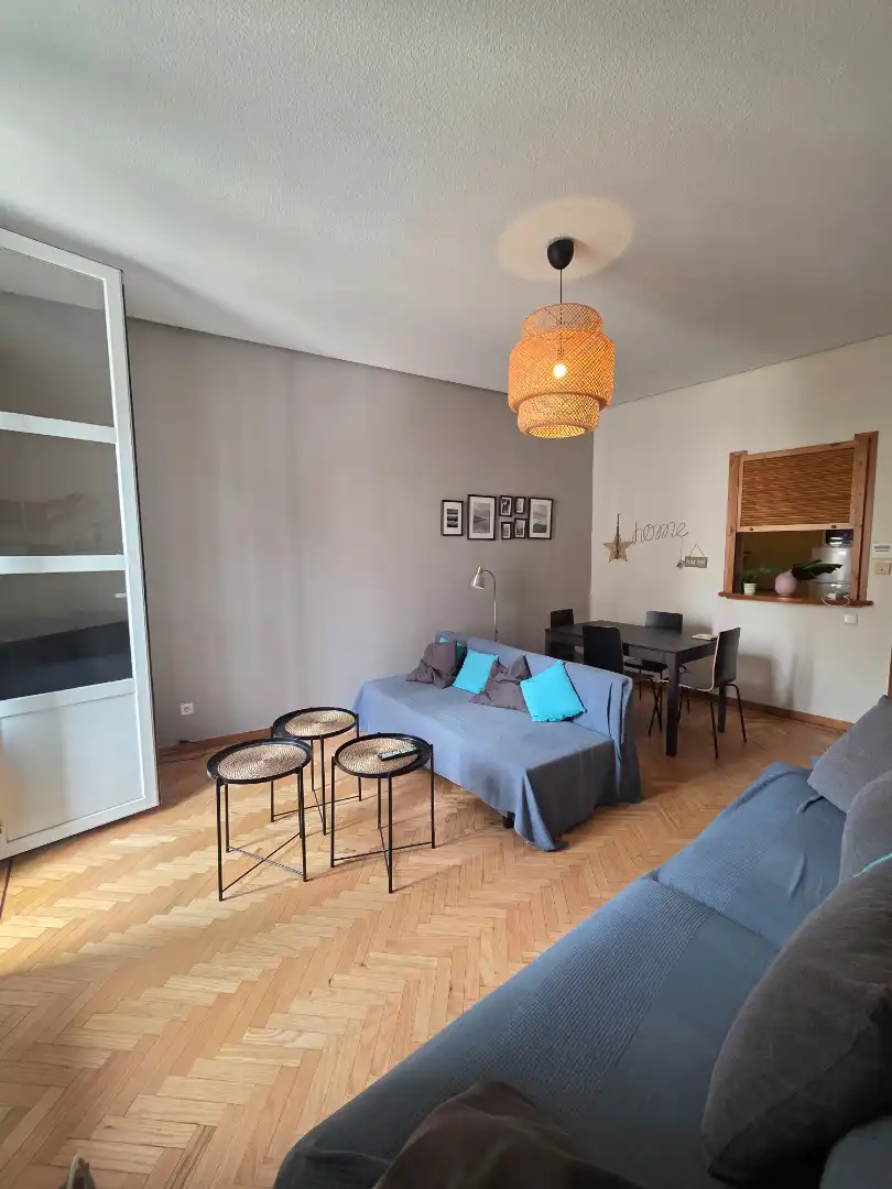 Wohnzimmer von Wohnung zum Verkauf in Madrid mit Klimaanlage, Heizung und Parkett