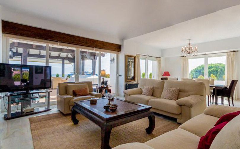 Sala d'estar de Àtic en venda en Torremolinos amb Aire condicionat, Calefacció i Terrassa