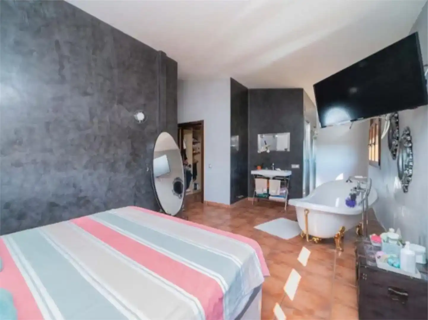 Habitación de Casa o chalet en venta en Carranque con Aire acondicionado y Balcón