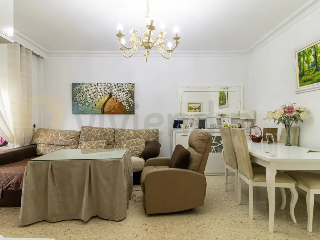 Sala de estar de Casa adosada en venta en Jerez de la Frontera
