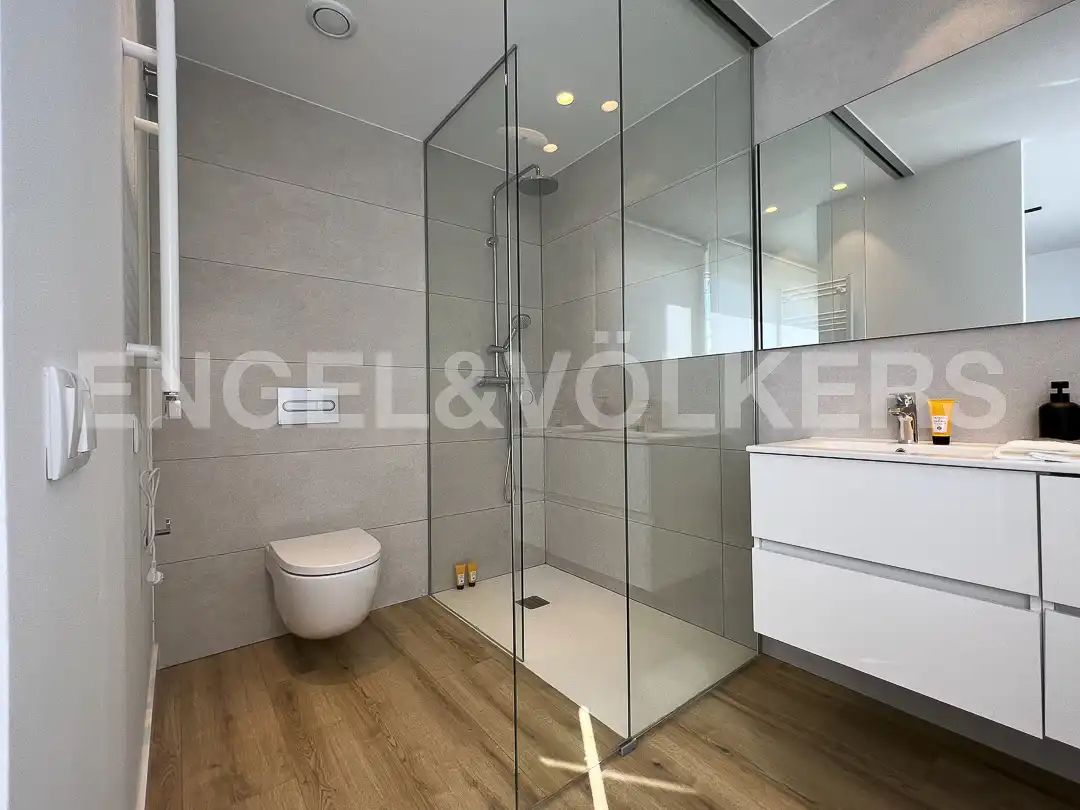 Badezimmer von Haus oder Chalet zur Miete in Gavà mit Klimaanlage, Heizung und Privatgarten
