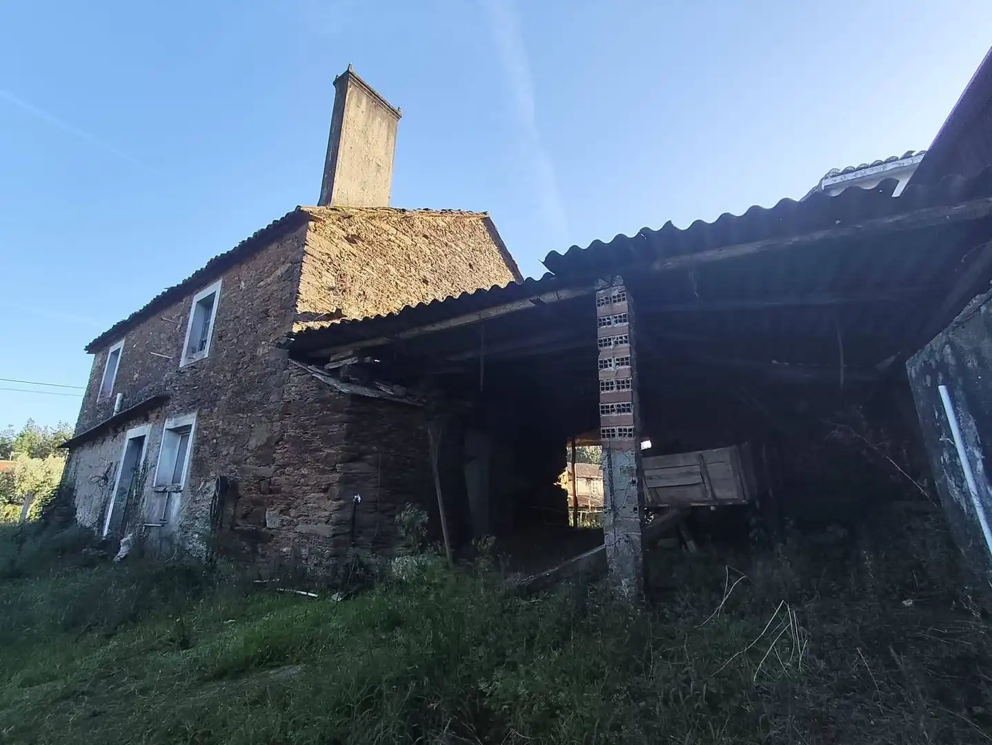 Exterior view of Houses for sale in O Pino 