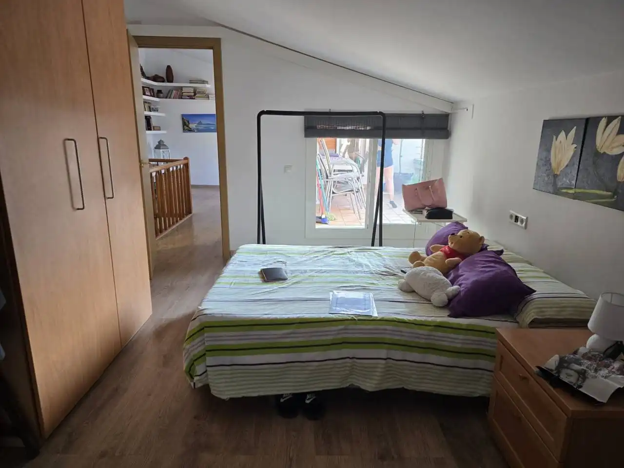 Schlafzimmer von Maisonette zum Verkauf in Terrassa mit Klimaanlage, Heizung und Parkett