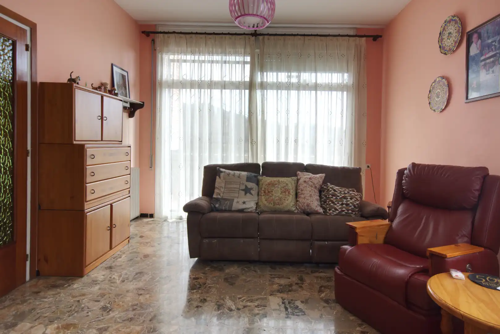 Sala d'estar de Casa adosada en venda en Argentona amb Aire condicionat, Calefacció i Jardí privat