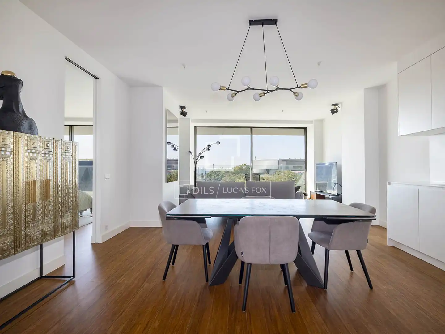 Comedor de Piso de alquiler en Barcelona con Aire acondicionado, Calefacción y Terraza