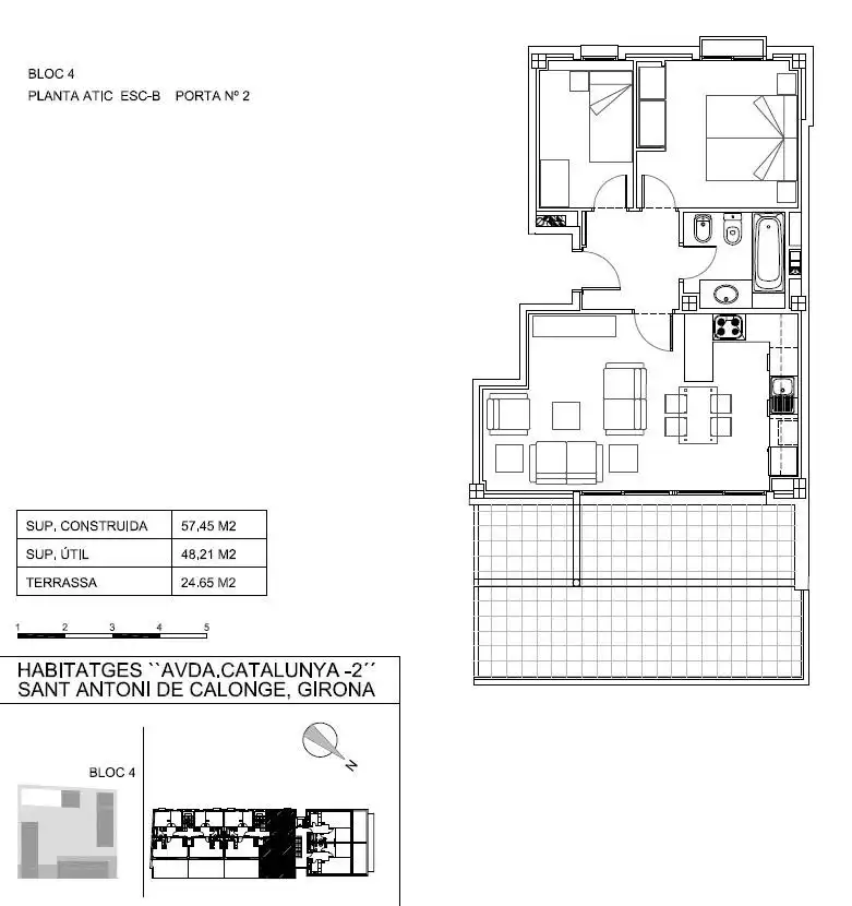 Attique avec piscine à vendre à Sant Antoni de Calonge, imagen 24