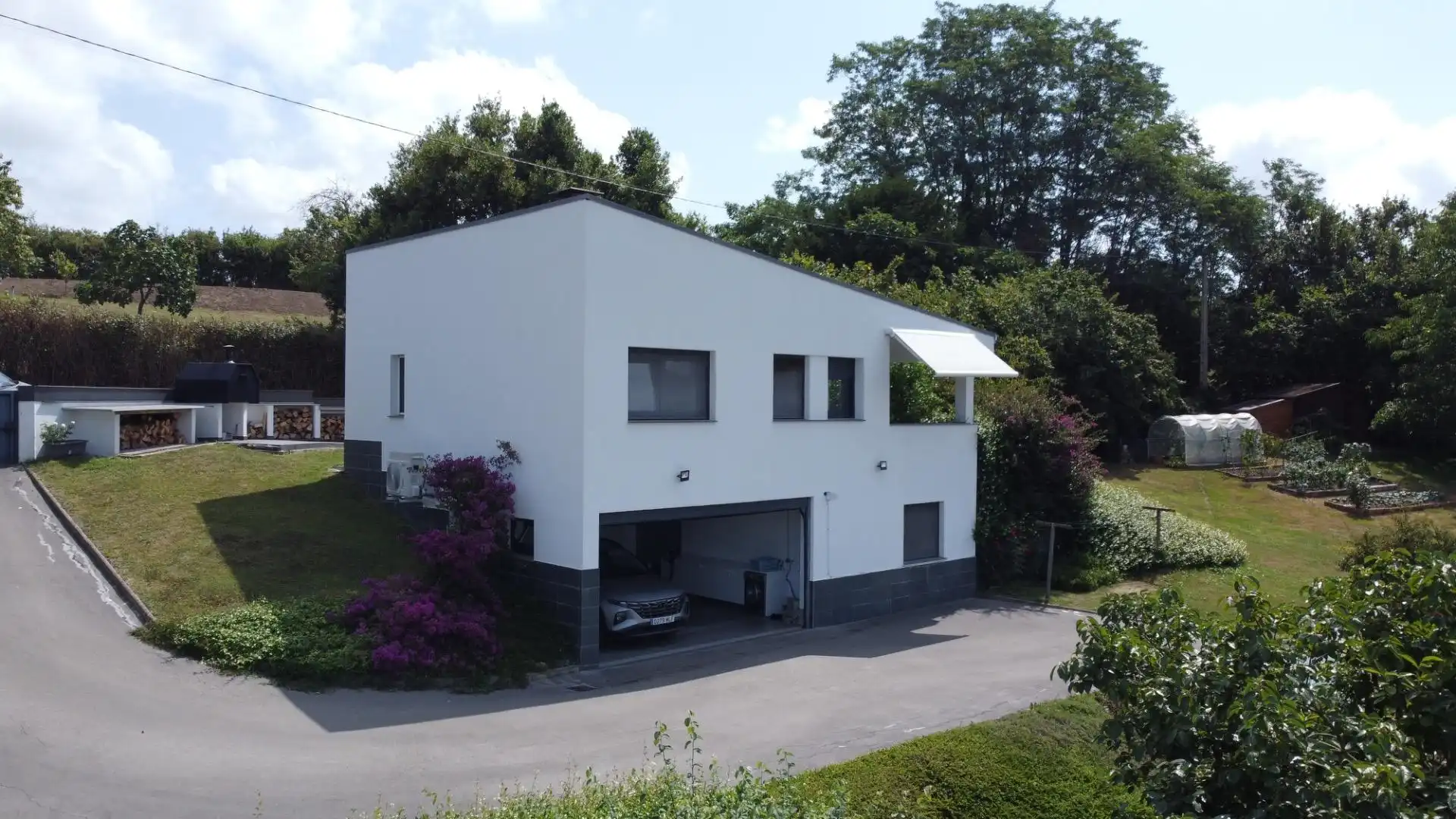 Vista exterior de Casa o chalet en venta en Siero con Calefacción, Jardín privado y Terraza