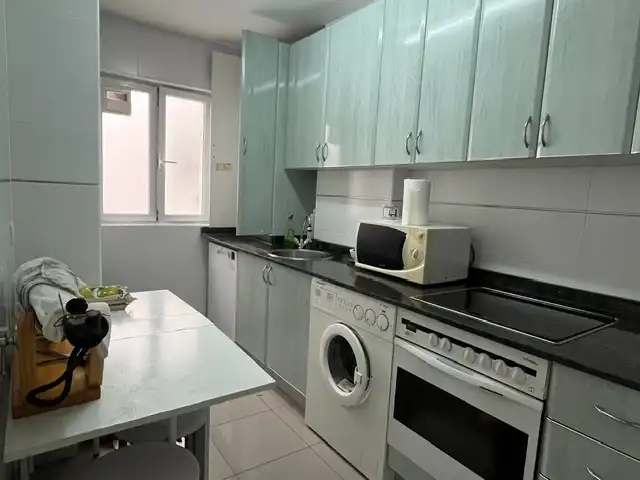 Kitchen of Flat for rent in Santander  with Heating, Furnished and Oven