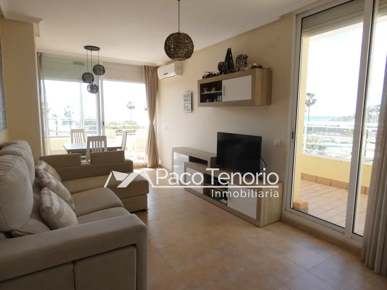 Sala de estar de Piso de alquiler en Islantilla con Terraza, Amueblado y Horno