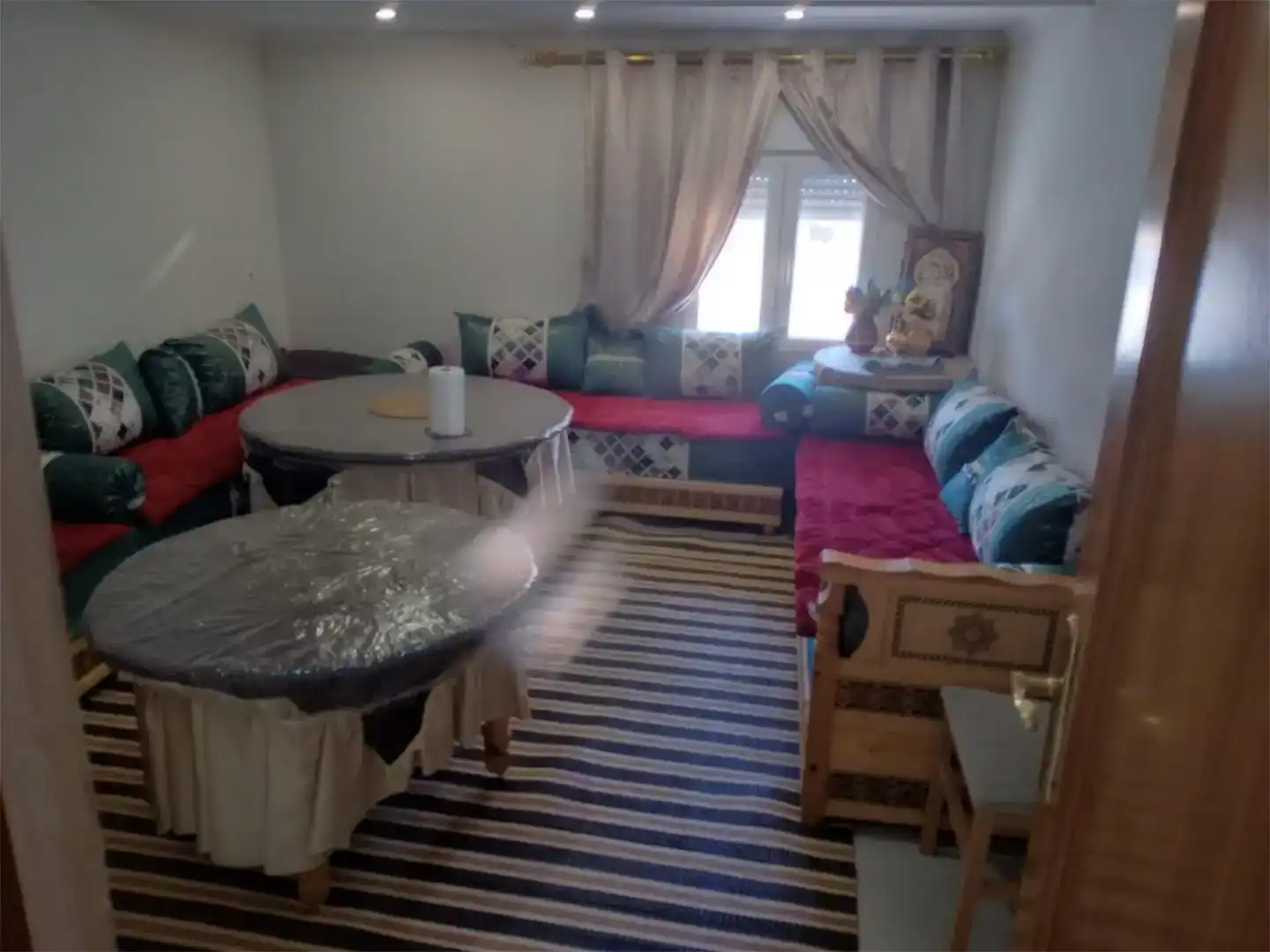 Sala d'estar de Casa adosada en venda en Andosilla