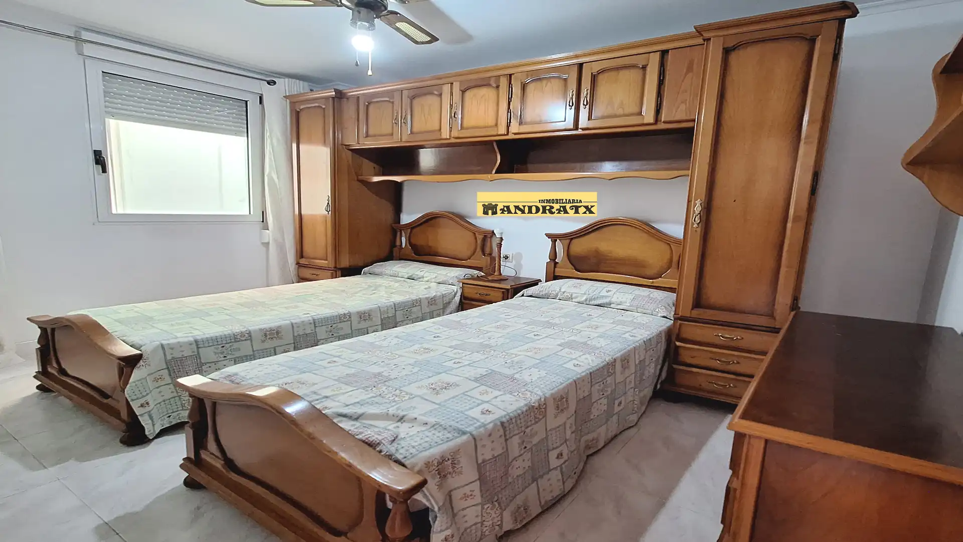 Schlafzimmer von Wohnung zum Verkauf in Ferrol mit Heizung, Möbliert und Balkon