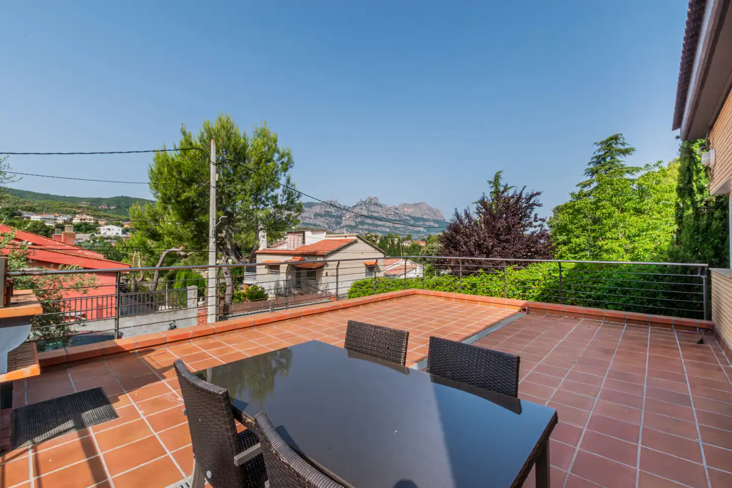 Terrassa de Casa o xalet en venda en Vacarisses amb Aire condicionat, Calefacció i Jardí privat