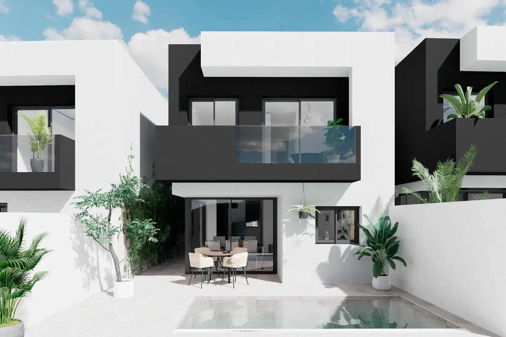 Vista exterior de Casa o xalet en venda en Águilas amb Calefacció, Piscina i Balcó