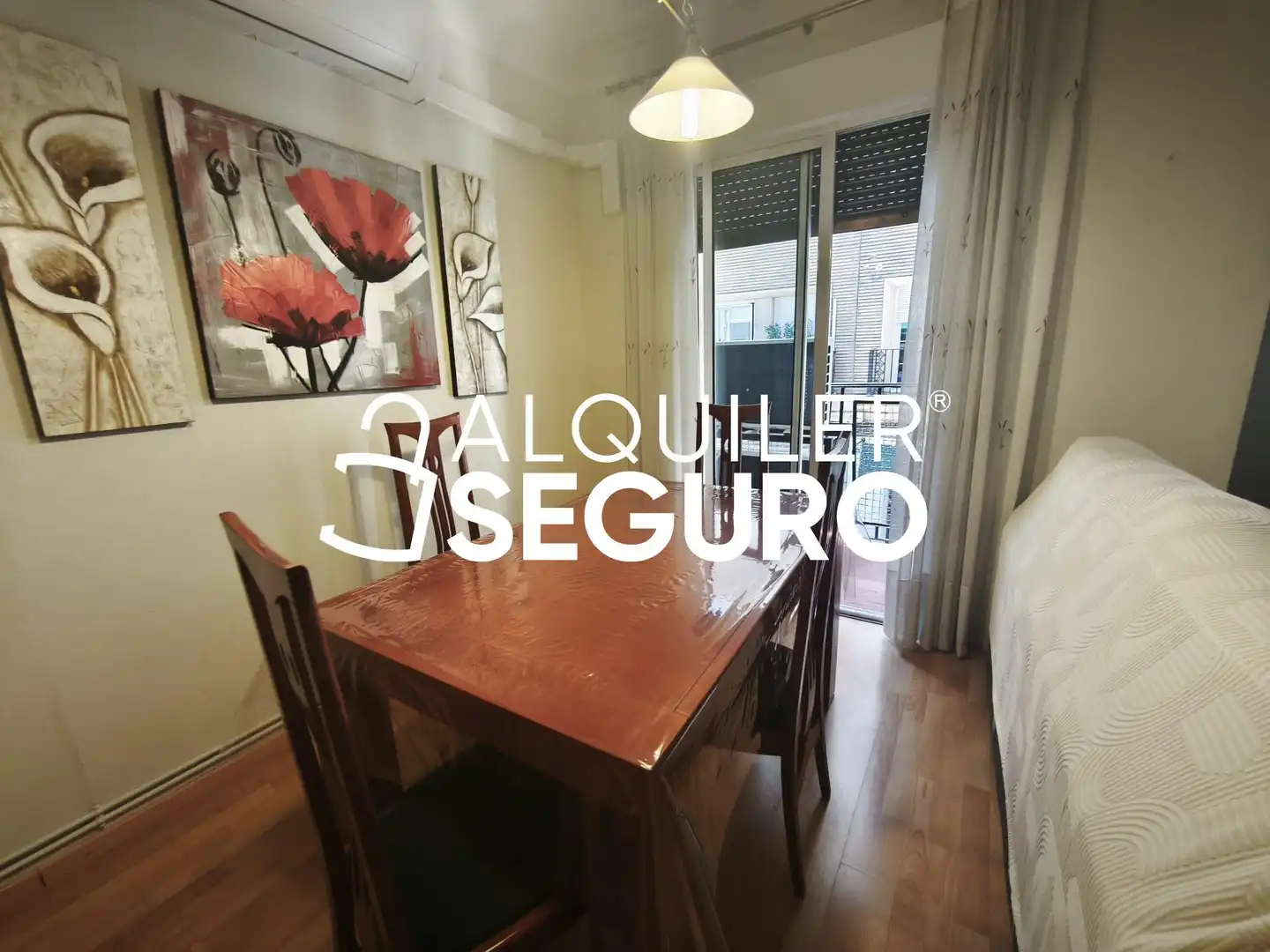 Comedor de Piso de alquiler en Zaragoza con Aire acondicionado, Calefacción y Terraza