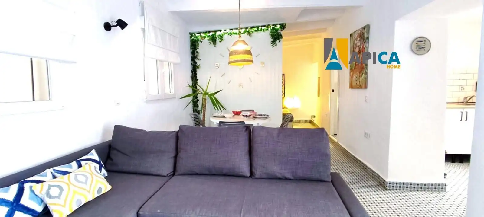 Wohnzimmer von Wohnung zum Verkauf in Vejer de la Frontera mit Möbliert