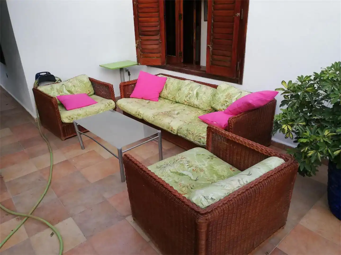 Terrassa de Finca rústica en venda en Llocnou de Sant Jeroni amb Jardí privat, Piscina i Moblat