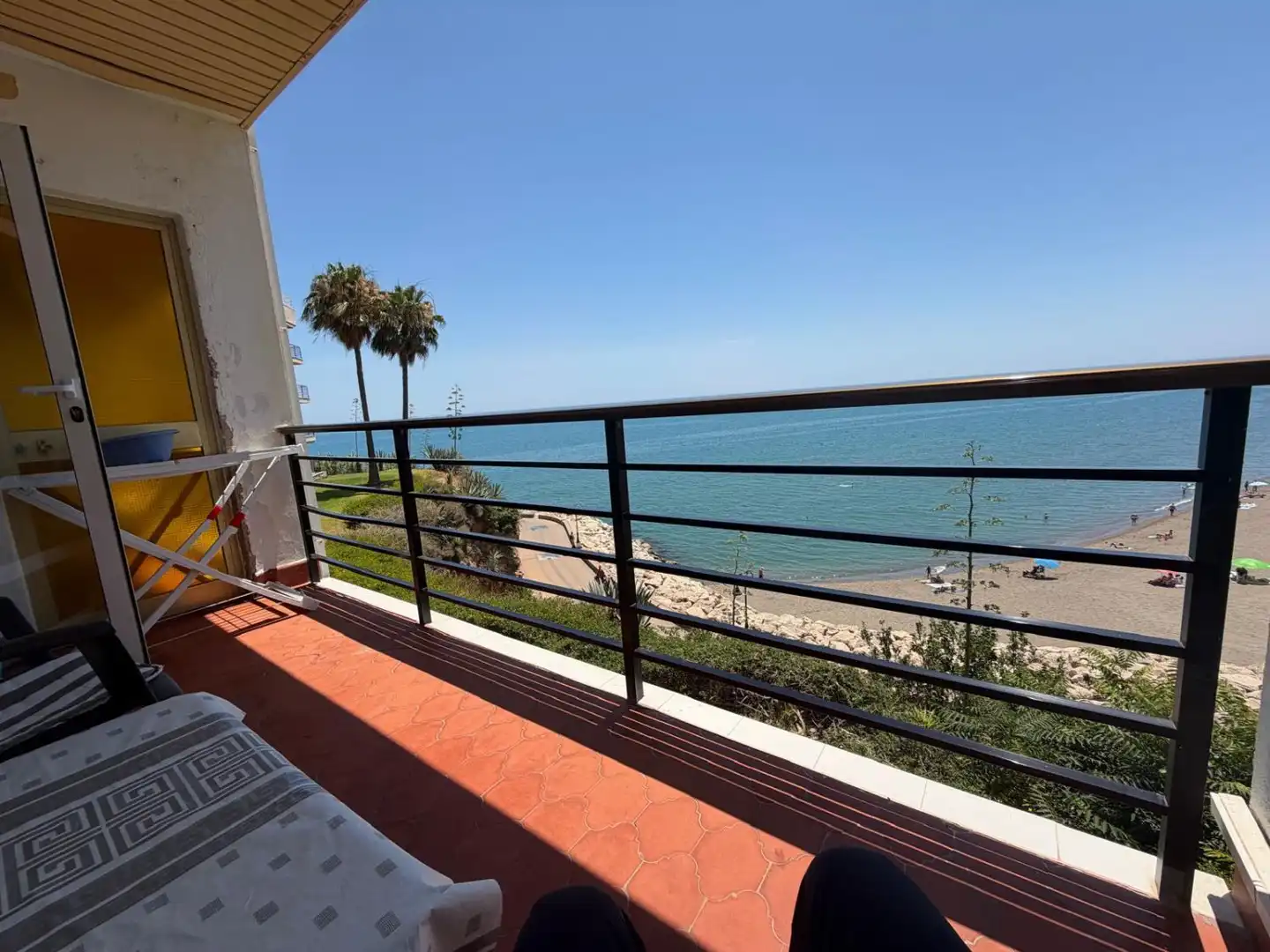 Terrasse von Wohnung zum Verkauf in Torremolinos mit Klimaanlage, Terrasse und Gemeinschaftspool