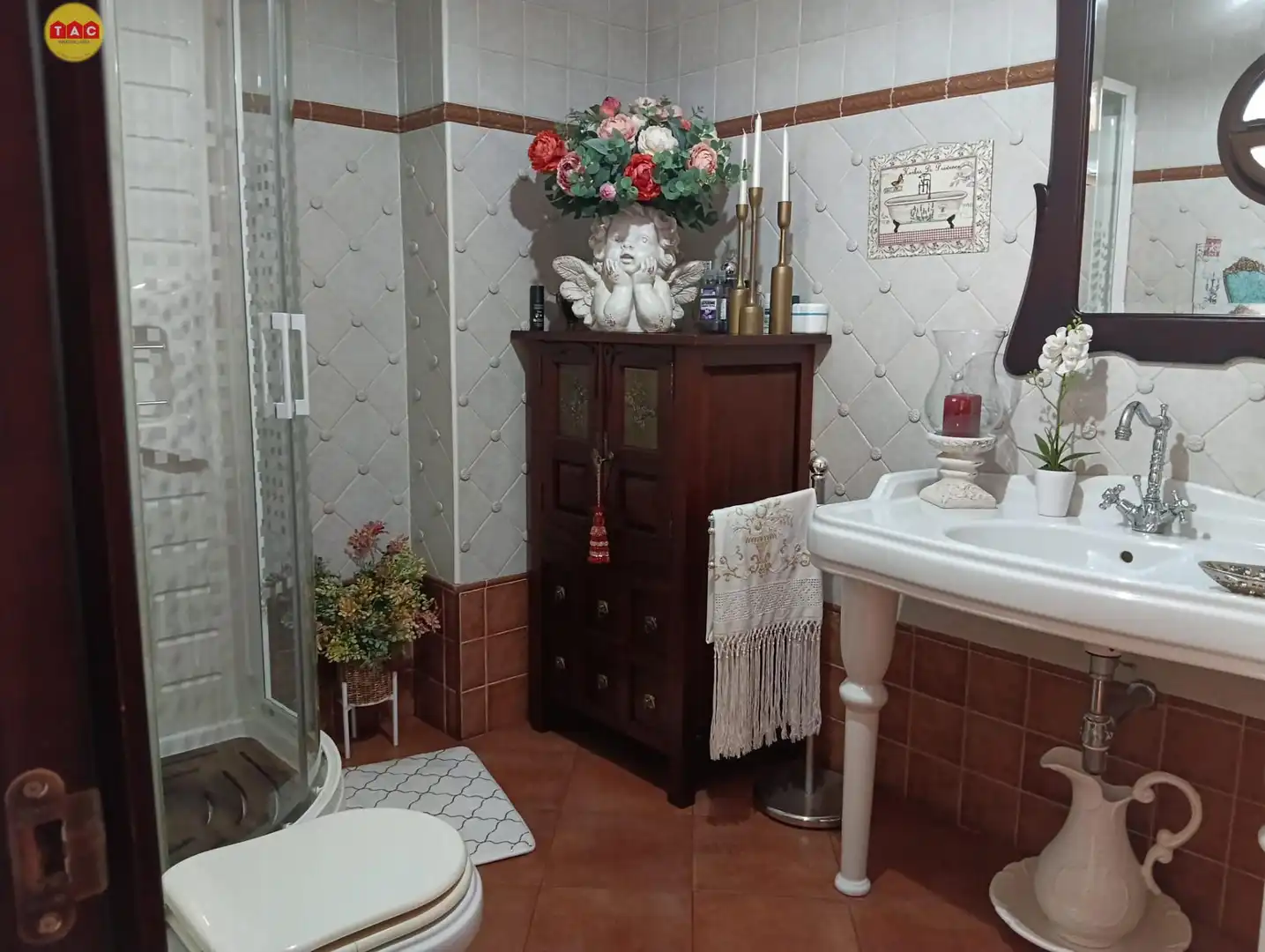 Badezimmer von Haus oder Chalet zum Verkauf in Lepe mit Klimaanlage, Terrasse und Abstellraum