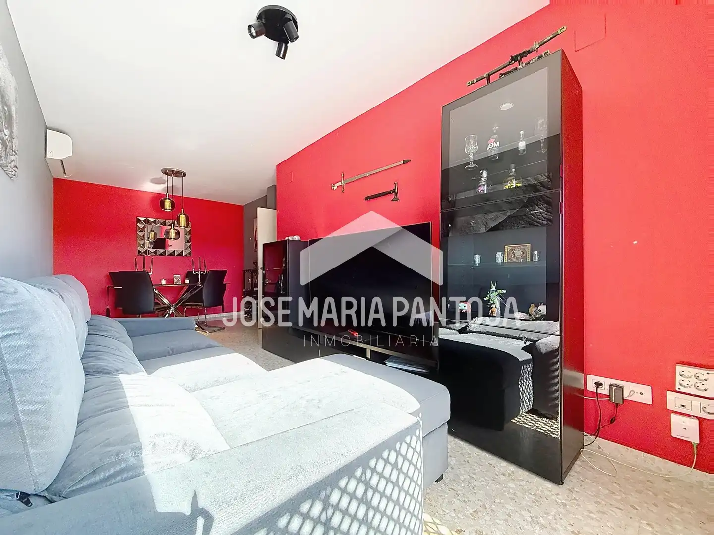 Sala de estar de Piso en venta en Jerez de la Frontera con Aire acondicionado, Jardín privado y Trastero