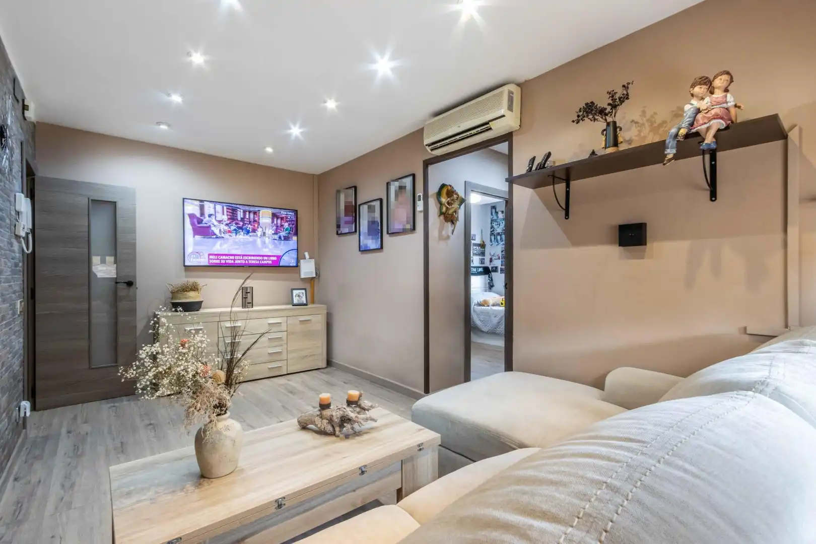 Sala d'estar de Pis en venda en Sabadell amb Aire condicionat, Calefacció i Parquet