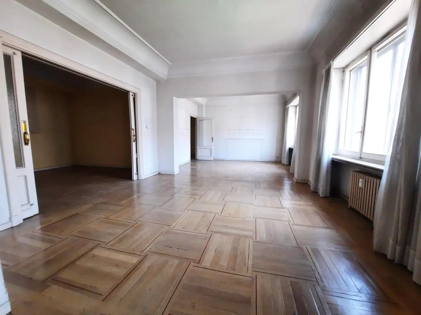 Wohnzimmer von Wohnung zum Verkauf in Madrid mit Heizung, Parkett und Terrasse