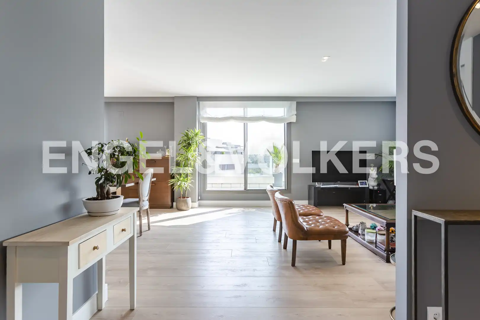 Sala de estar de Ático de alquiler en Madrid con Aire acondicionado, Calefacción y Terraza