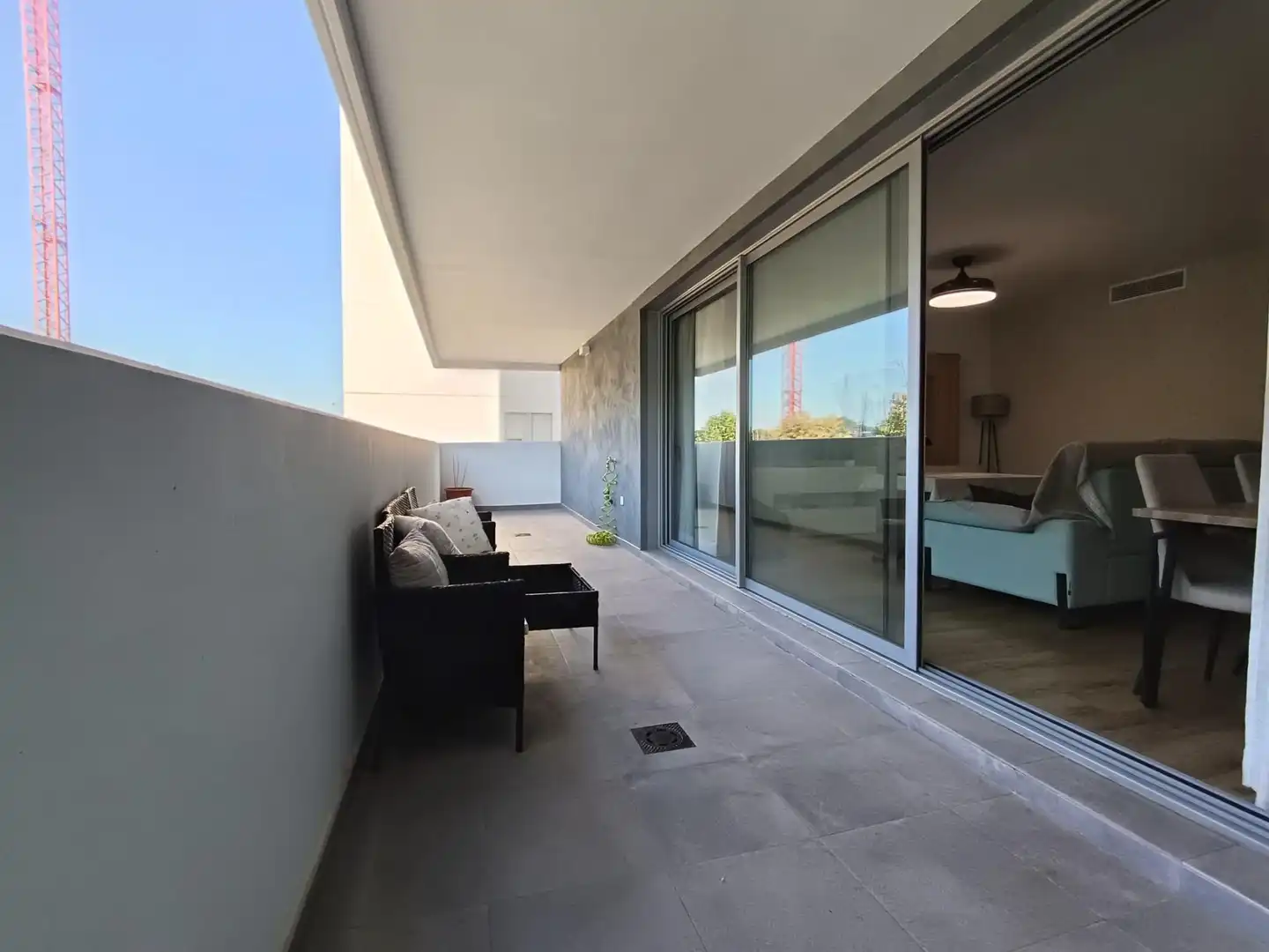 Terrasse von Wohnung zum Verkauf in Córdoba mit Klimaanlage, Heizung und Privatgarten