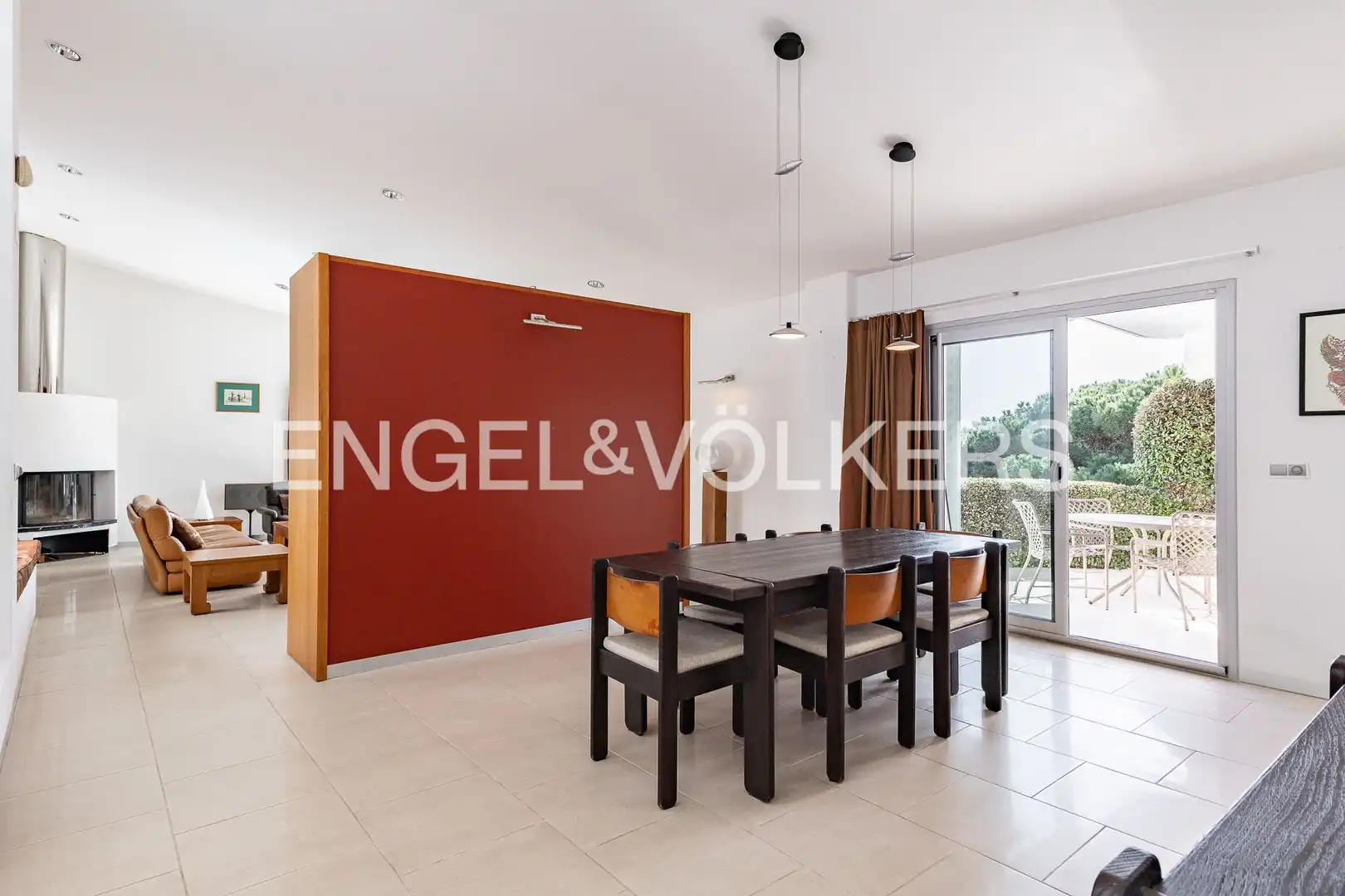 Comedor de Casa o chalet en venta en Sant Andreu de Llavaneres con Calefacción, Jardín privado y Parquet